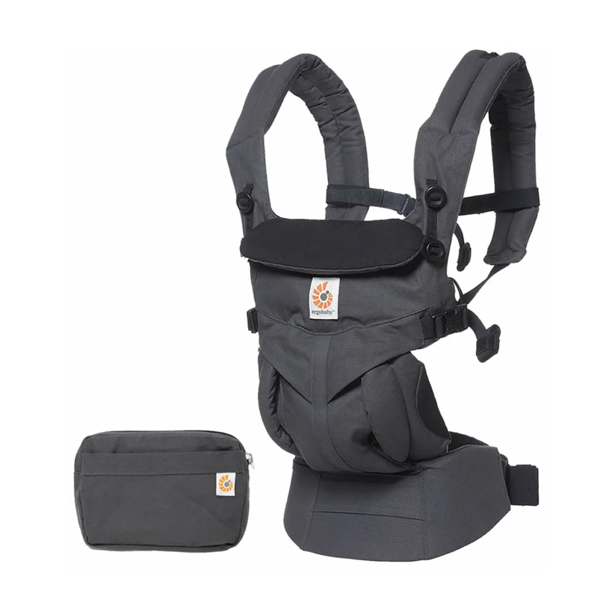 boba bliss wrap carrier grey