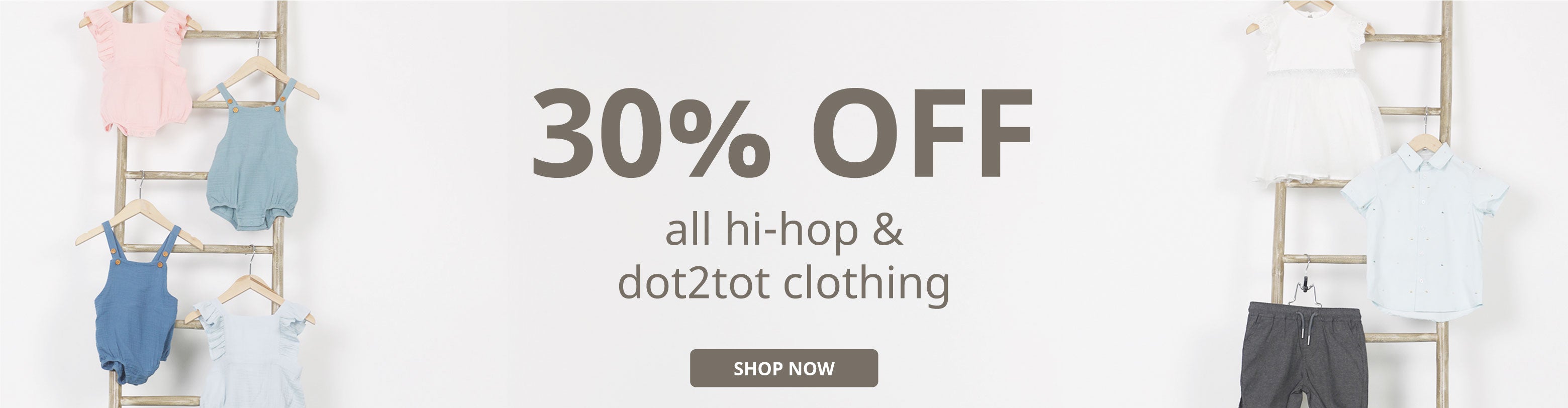 30% OFF all hi-hop & dot2tot clothing