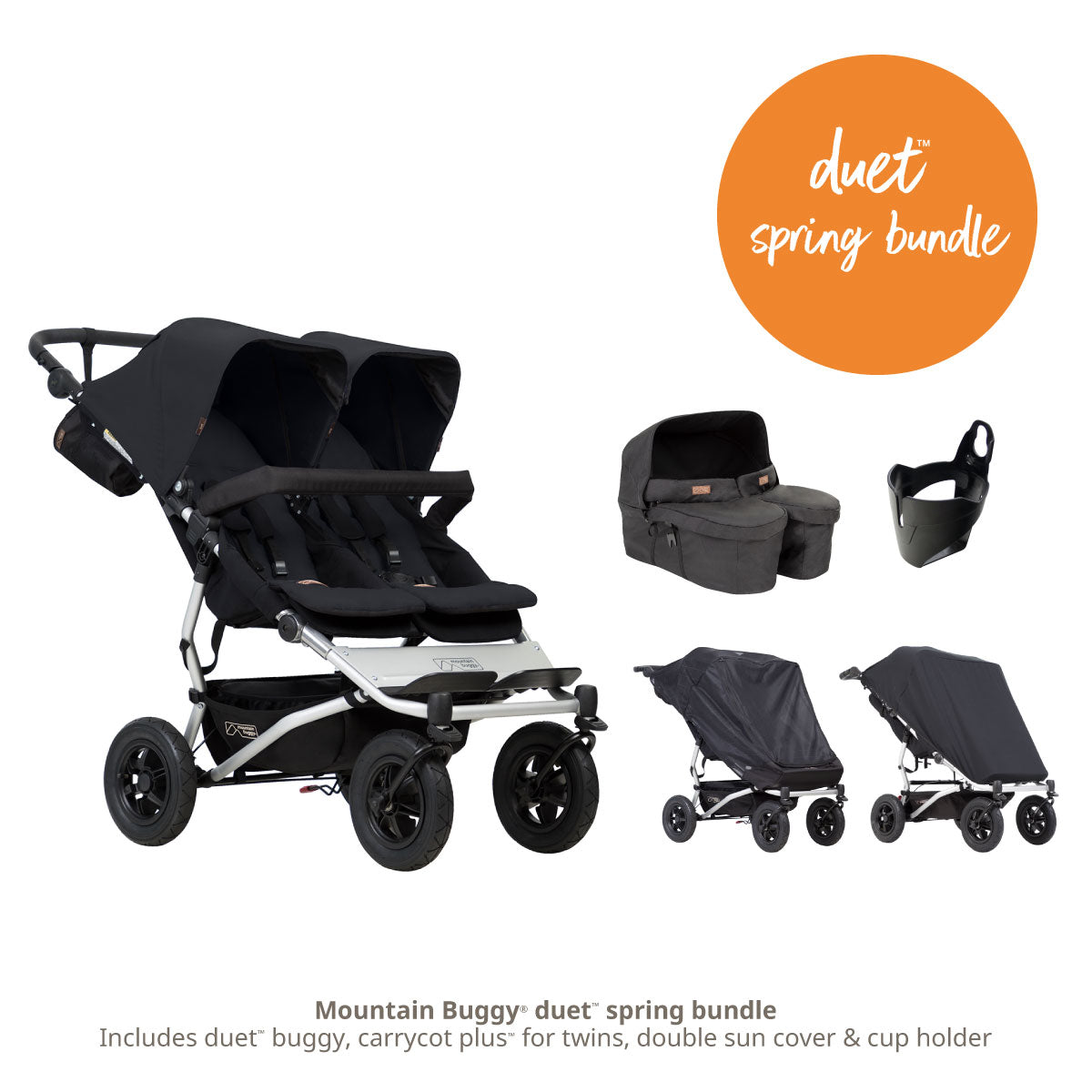 Mountain buggy duet outlet v3 bundle