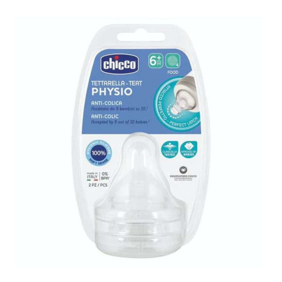 Chicco Perfect 5 Teat 6m+ - 2 Pack