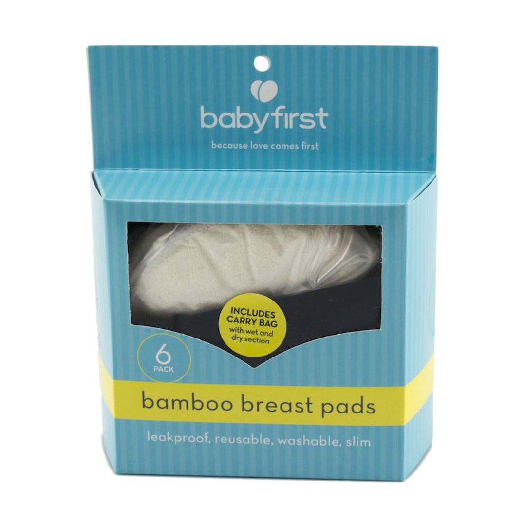 Baby First Bamboo Breast Pads With Carry Pouch