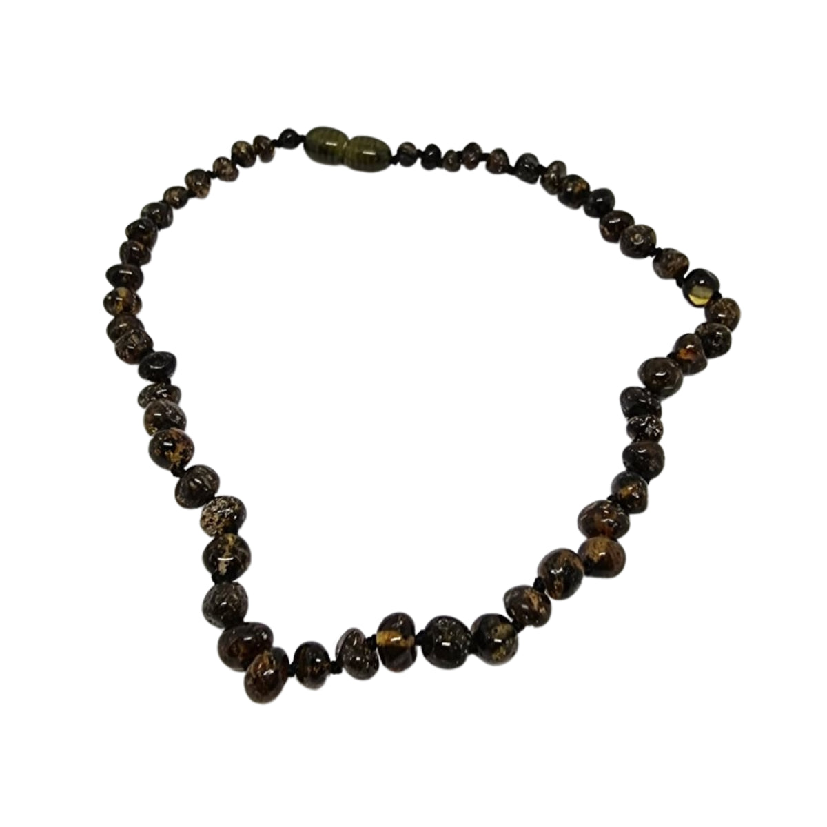 Dark amber teething store necklace