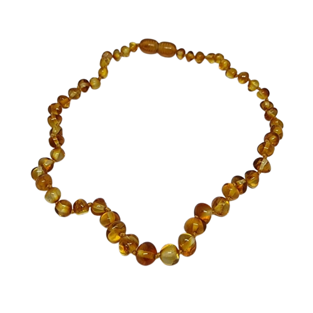 Amber teething online necklace for babies