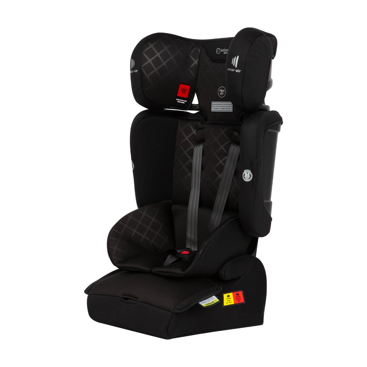 Infasecure foldaway booster seat safety deals