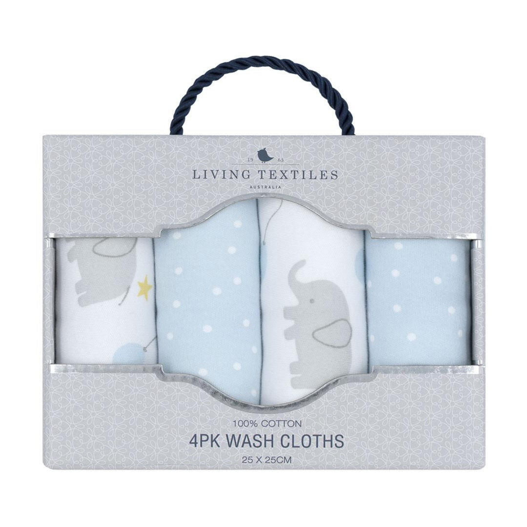 Living Textiles Face Washers - 4 Pack