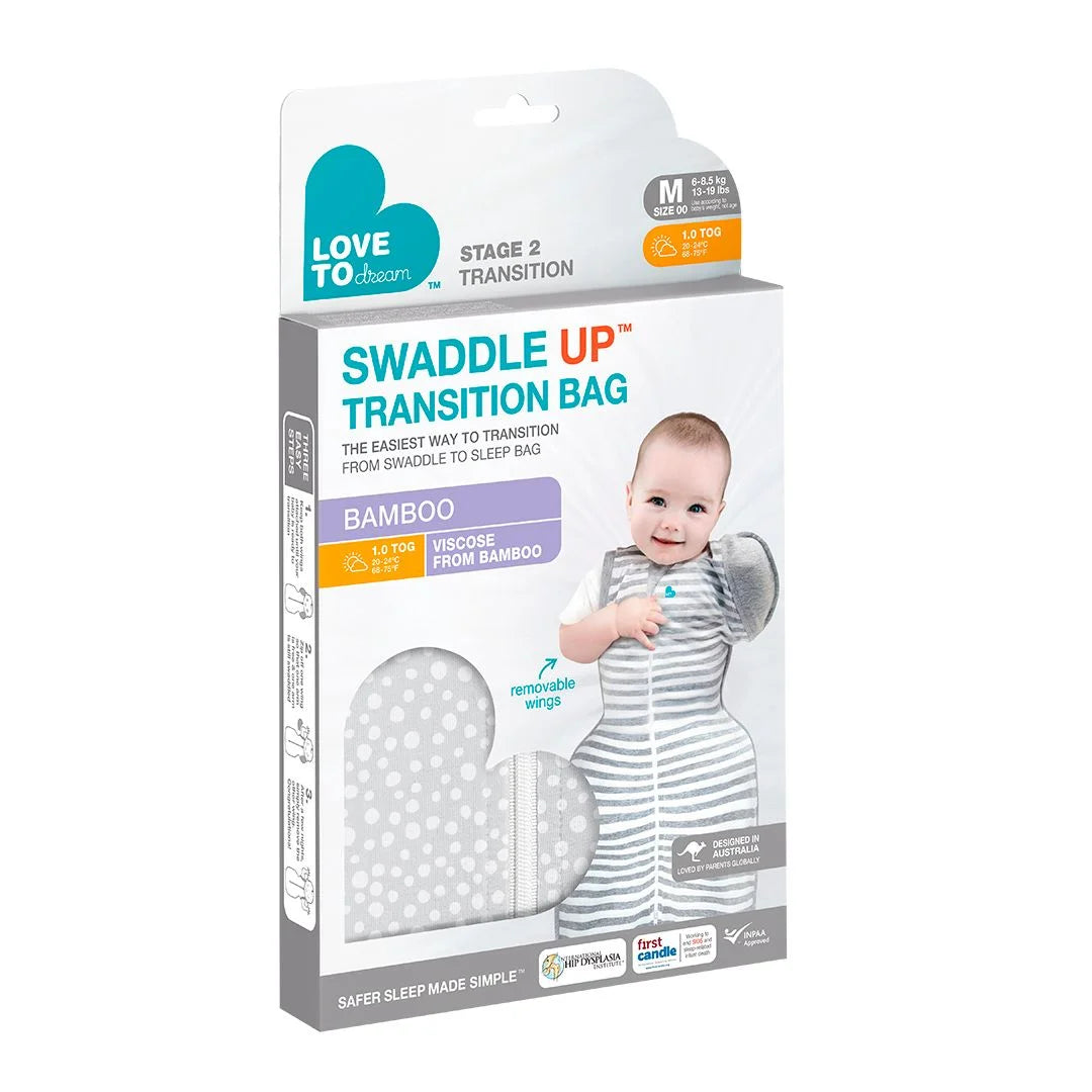 Love To Dream Swaddle Up Transition Bag Bamboo 1.0 TOG