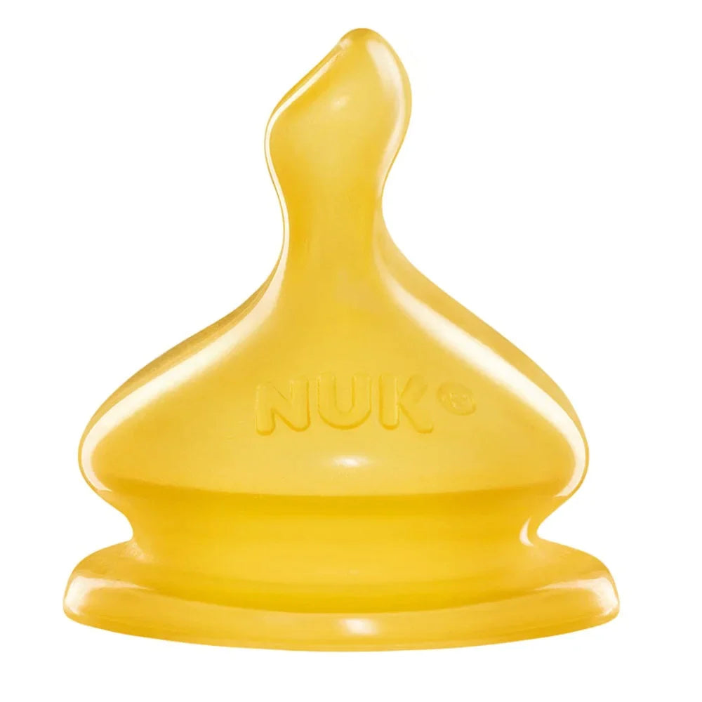 Nuk first choice bottle with latex fashion teat