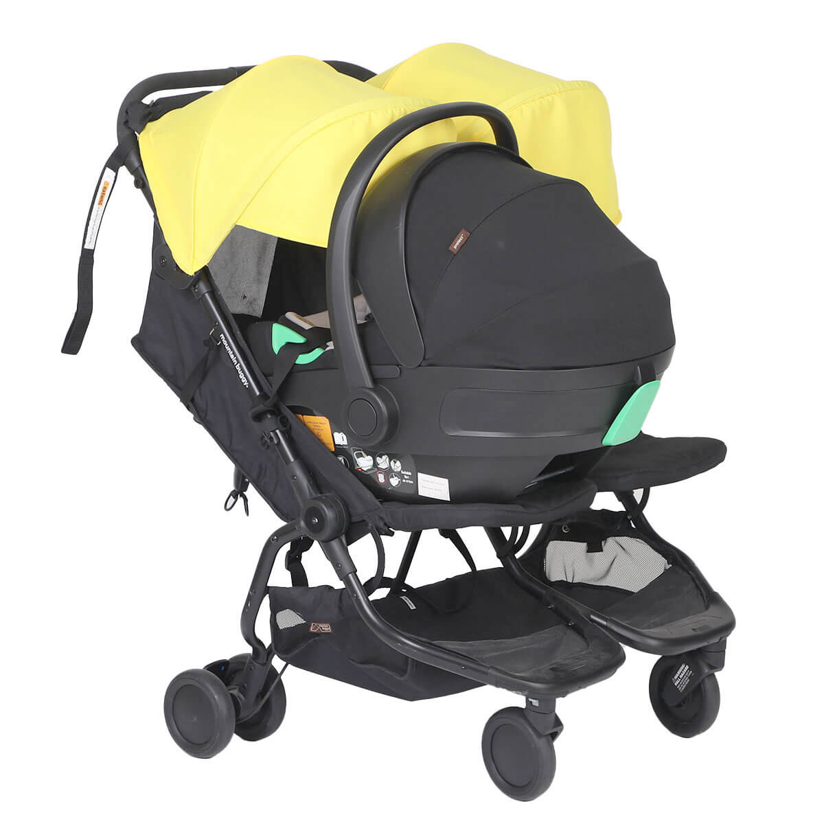 Mountain Buggy nano duo with one protect capsule