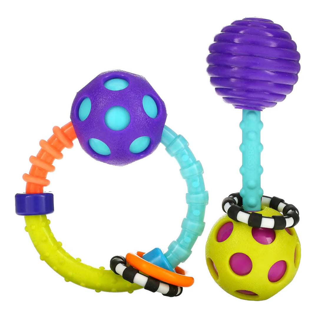 Sassy First Bend and Flex Rattle Set