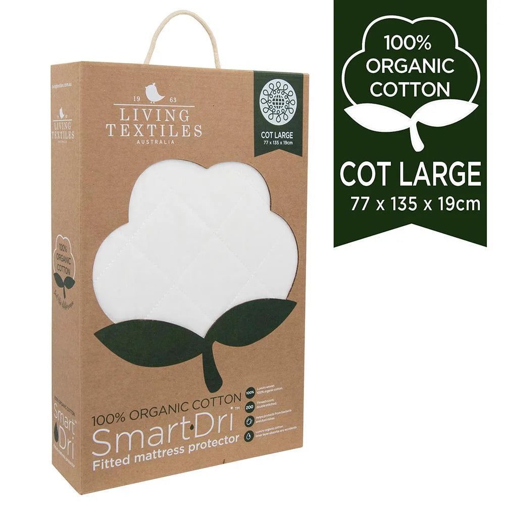 Organic cot top mattress protector