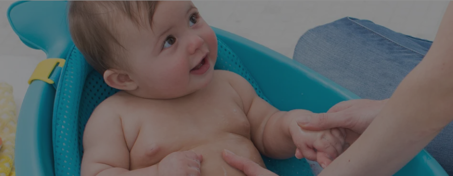 bathing collection image of child in bath tub