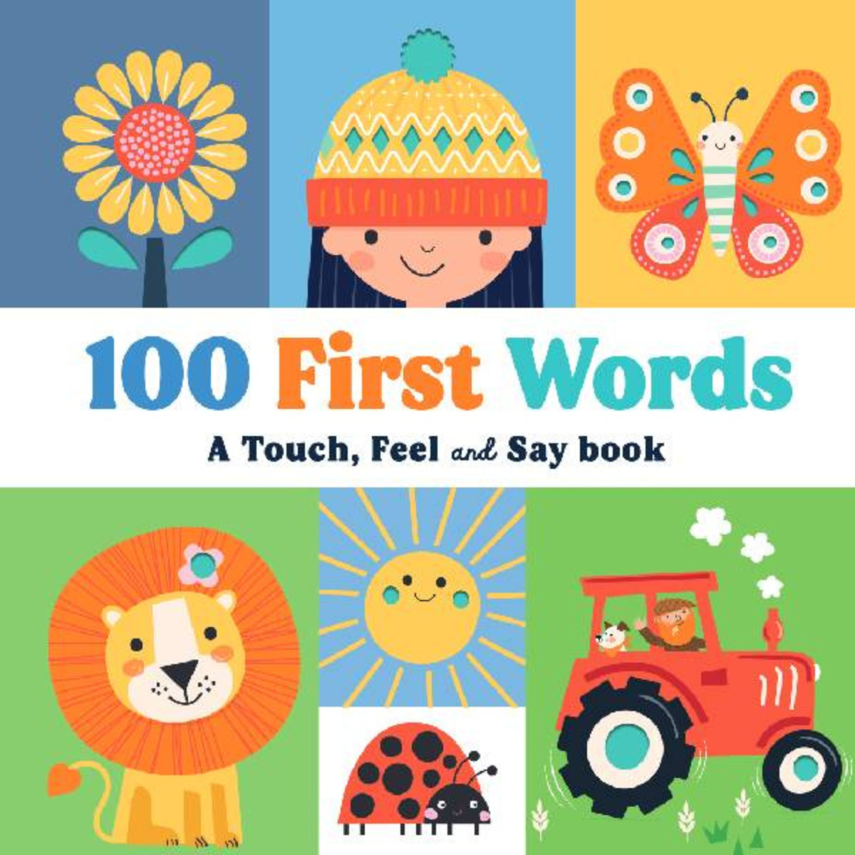 100 First Words Board Book from Blue Duck Books NZ stock babycity