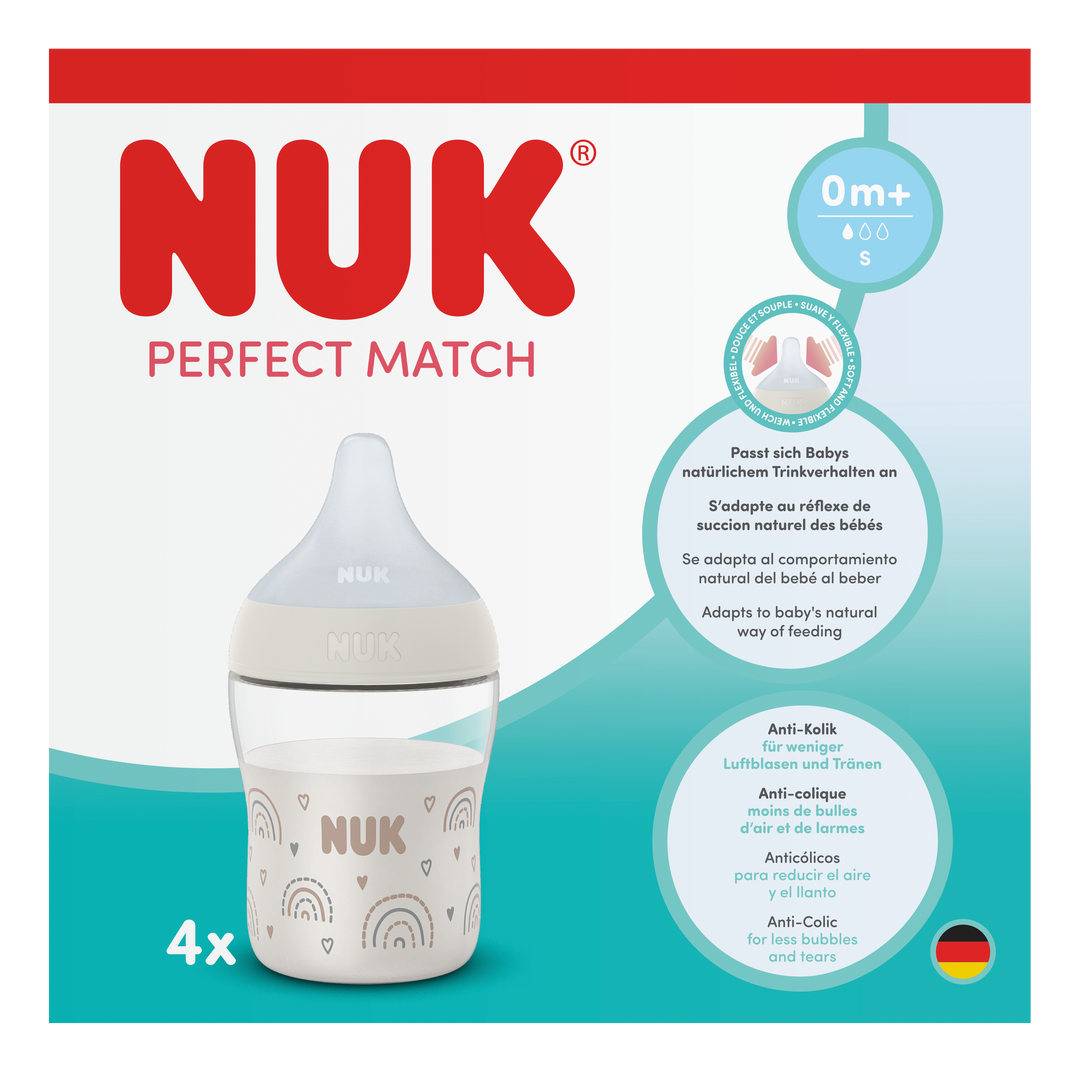 NUK Perfect Match PP 150ml Bottle 4pk