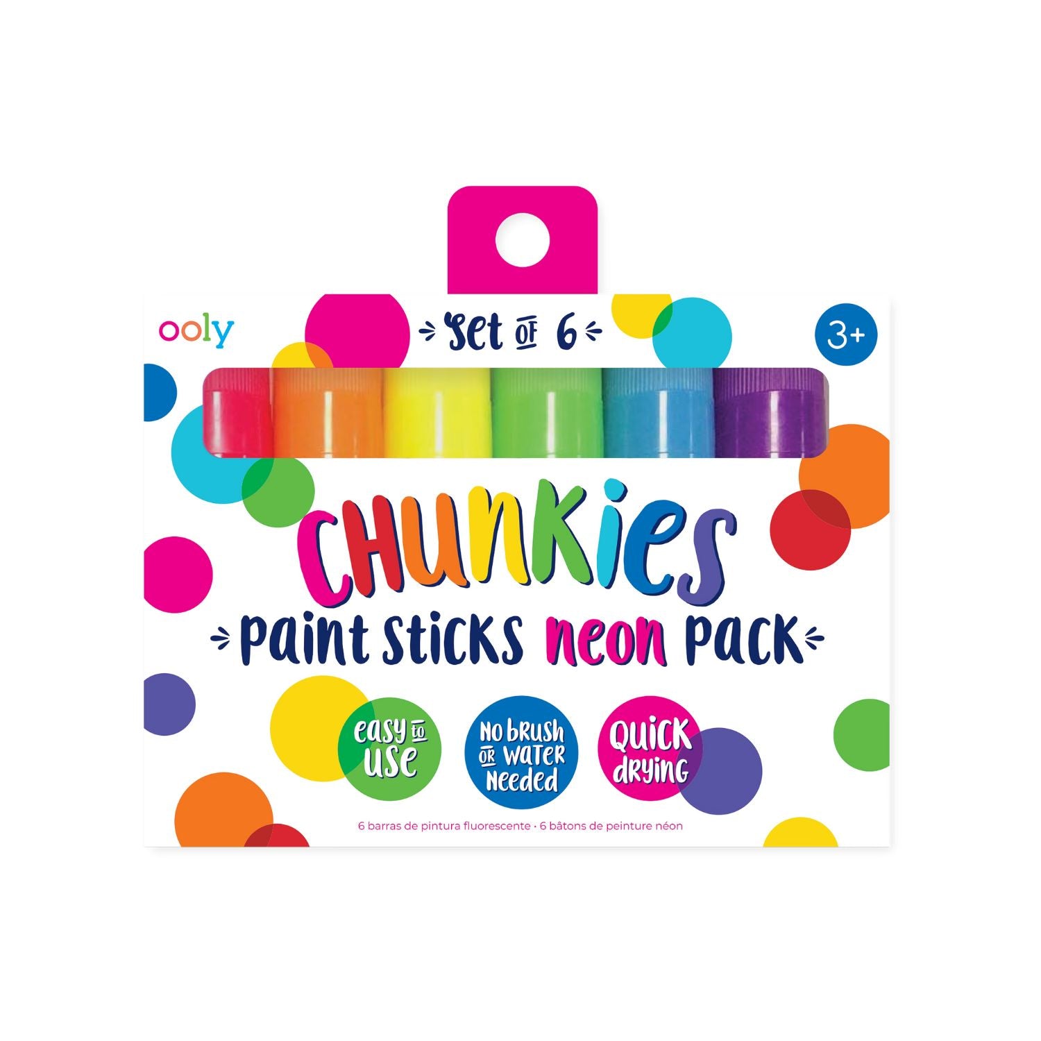 Ooly Chunkies Paint Sticks Neon from Ooly NZ stock babycity