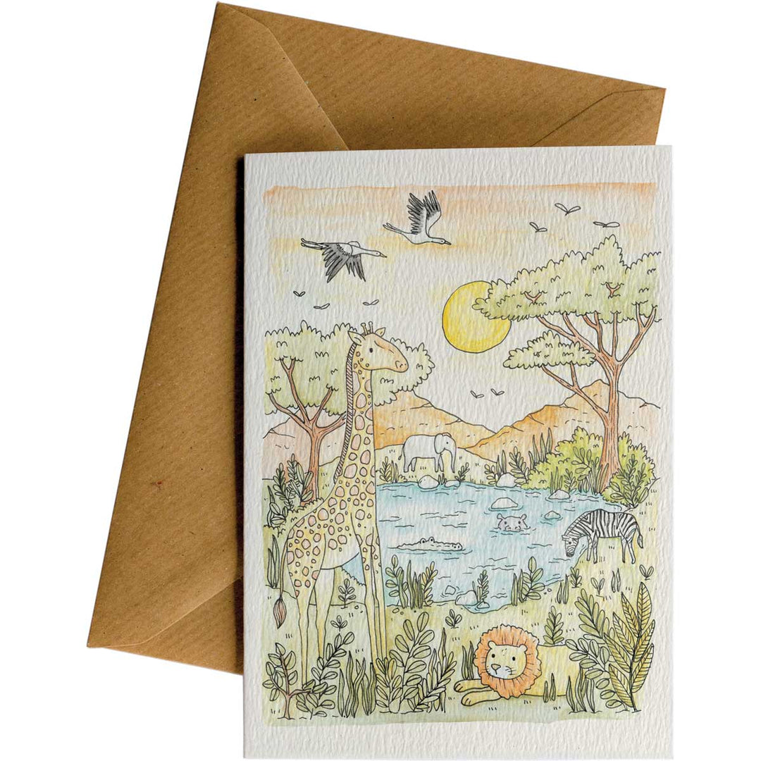 Little Difference African Watering Hole #WS-193