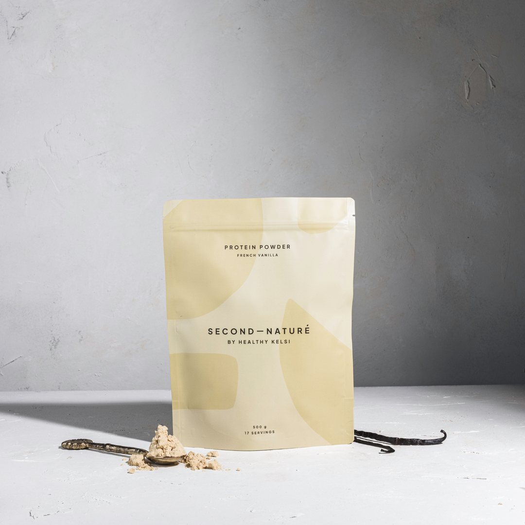 Second Nature by Healthy Kelsi Protein Powder - French Vanilla