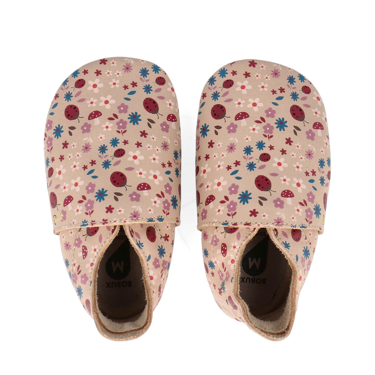 Bobux Soft Sole Enchantment Beige-Floral from Bobux NZ stock babycity