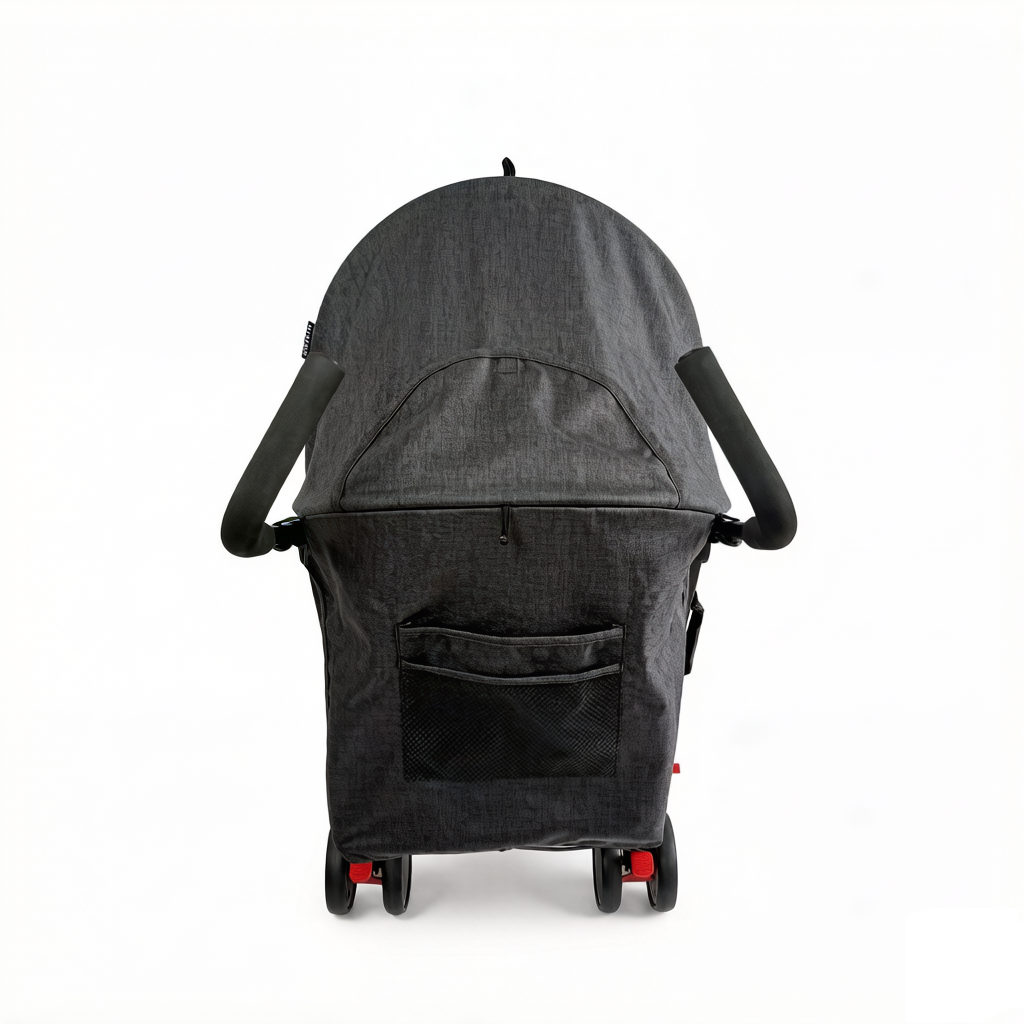 Top down shot of the ORIGIN Bellbird with the back cover attaches offering protection to the parcel tray