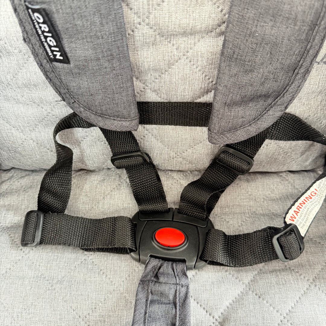 Closeup of the ORIGIN Bellbird 5 point harness