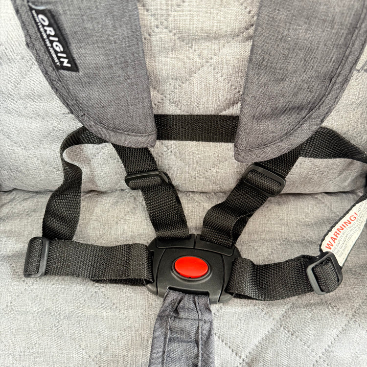 Closeup of the ORIGIN Bellbird 5 point harness