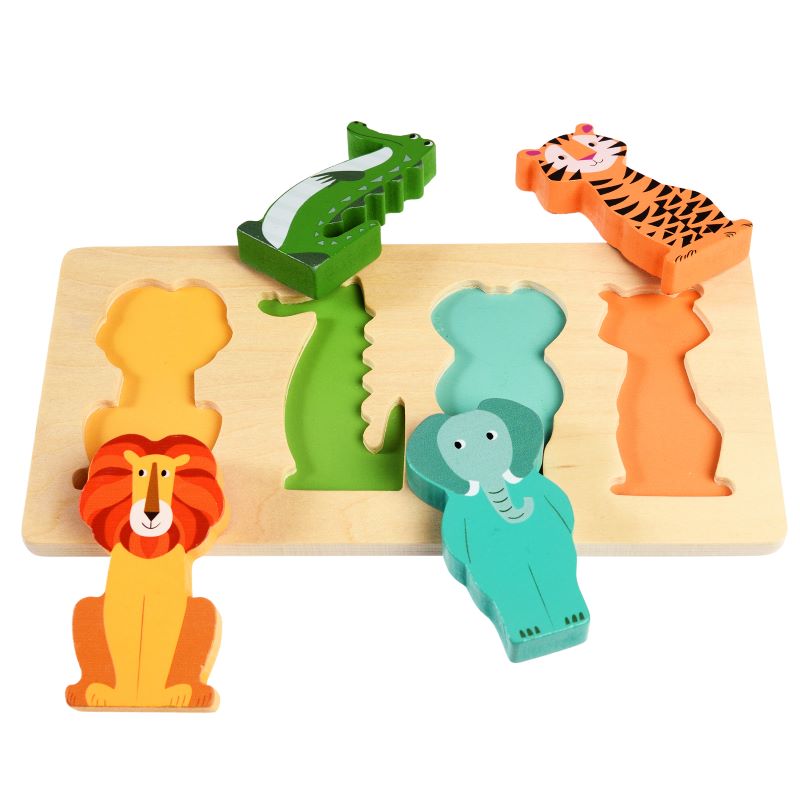 Rex London Colourful Creatures Wooden Puzzle from Rex London NZ stock babycity