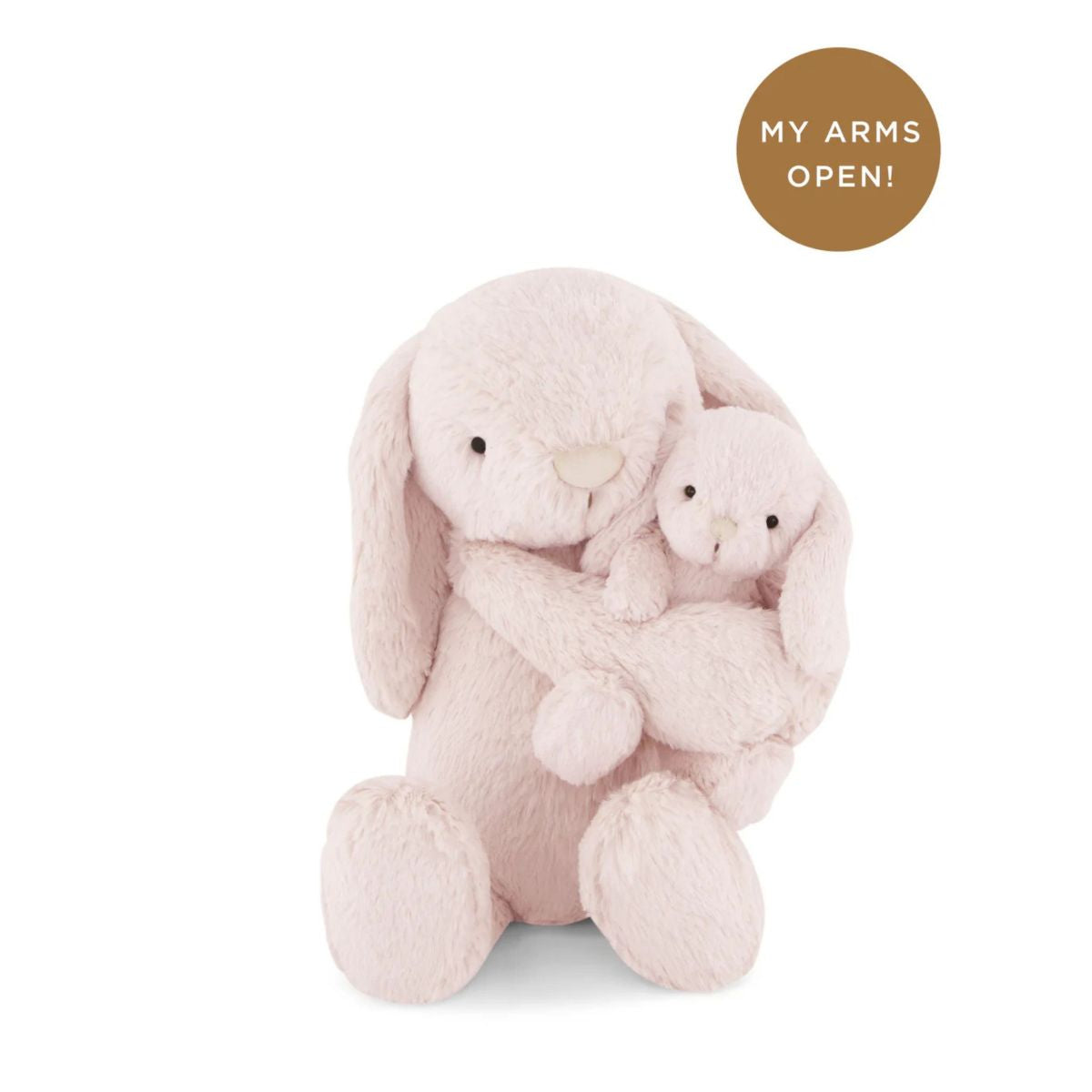 Snuggle Bunnies - Plush Frankie the Hugging Bunny Blush from Snuggle Bunnies NZ stock babycity