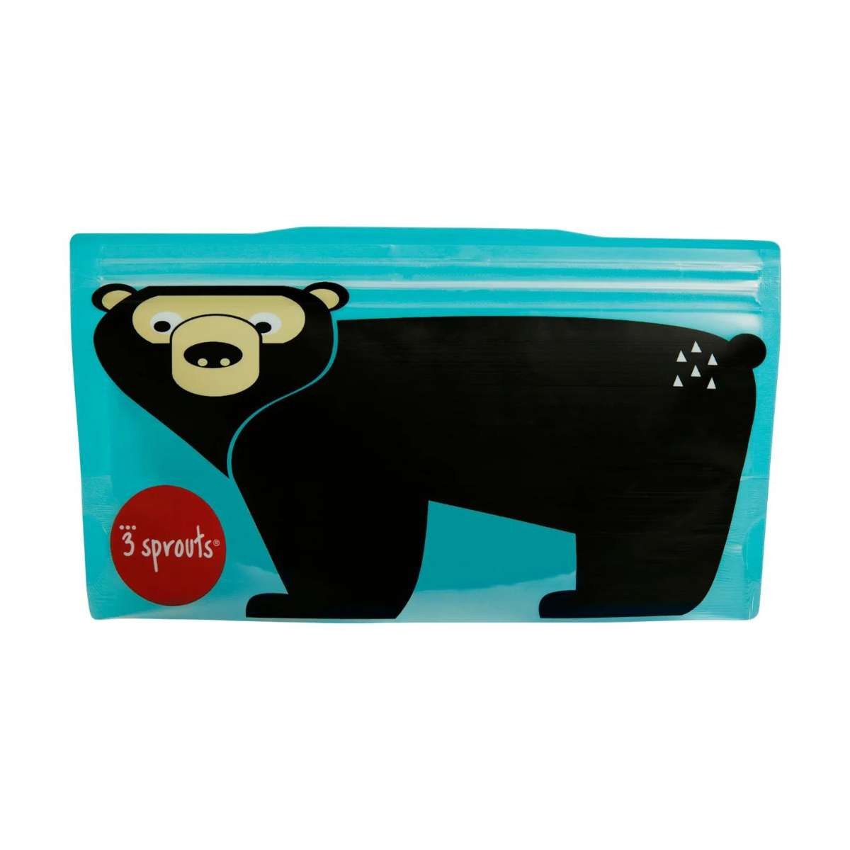 3 Sprouts Reusable Snack Bag Bear from 3 Sprouts NZ stock babycity