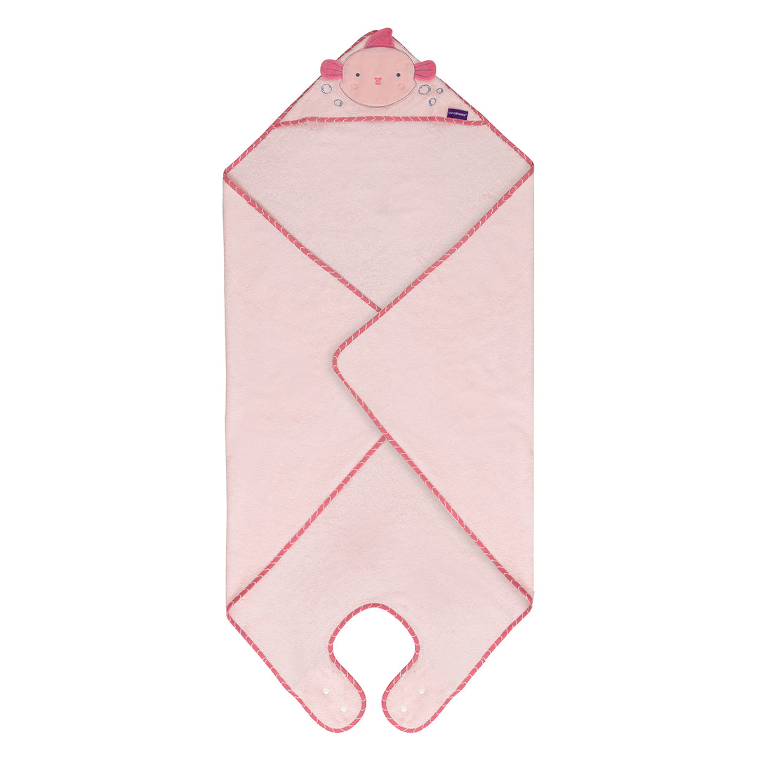 ClevaMama Bamboo Extra Large Apron Baby Bath Towel