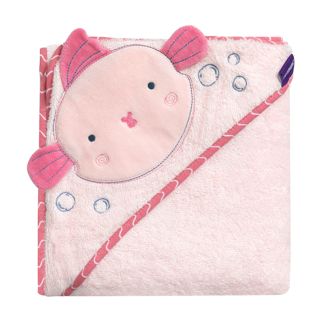 ClevaMama Bamboo Extra Large Apron Baby Bath Towel