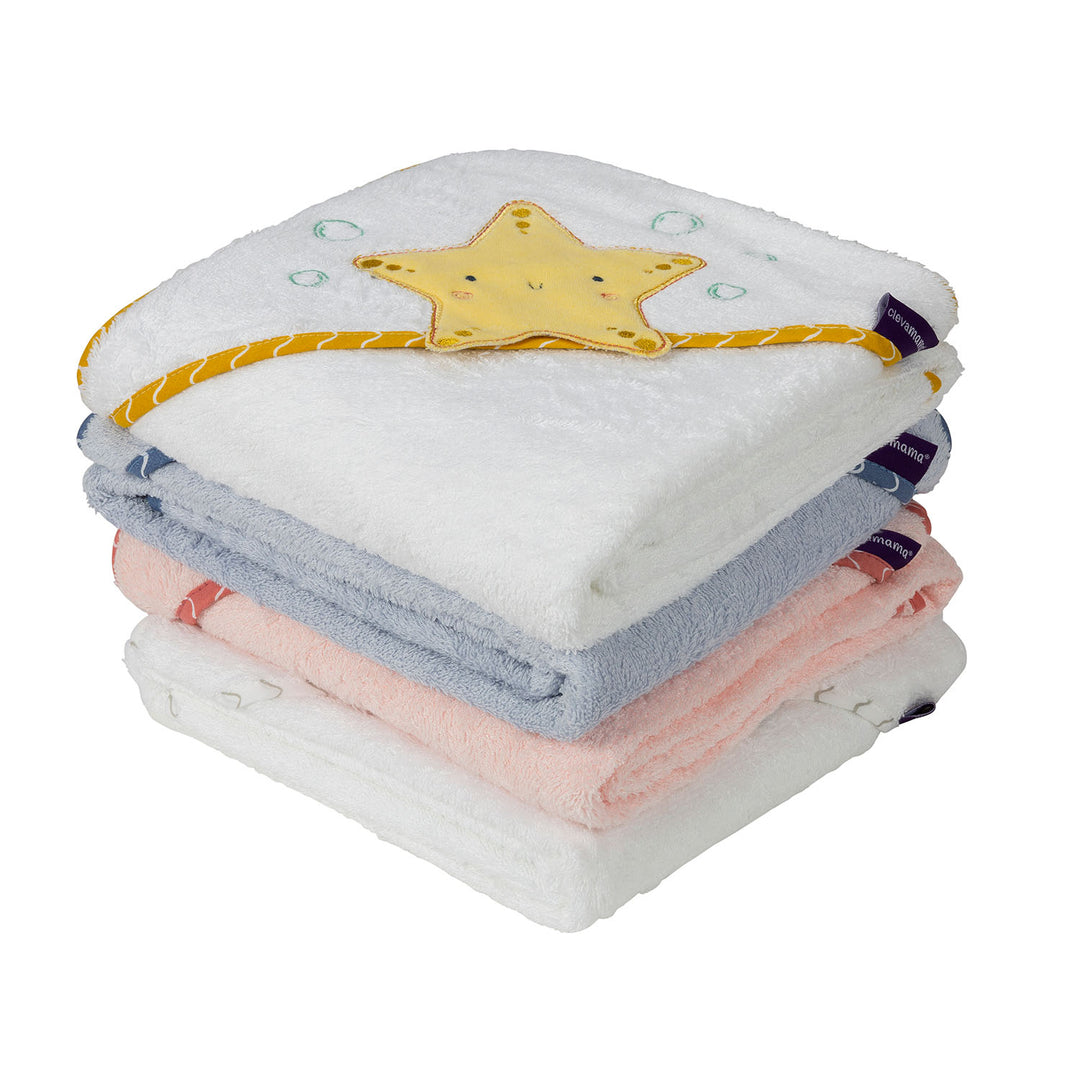 ClevaMama Bamboo Extra Large Apron Baby Bath Towel