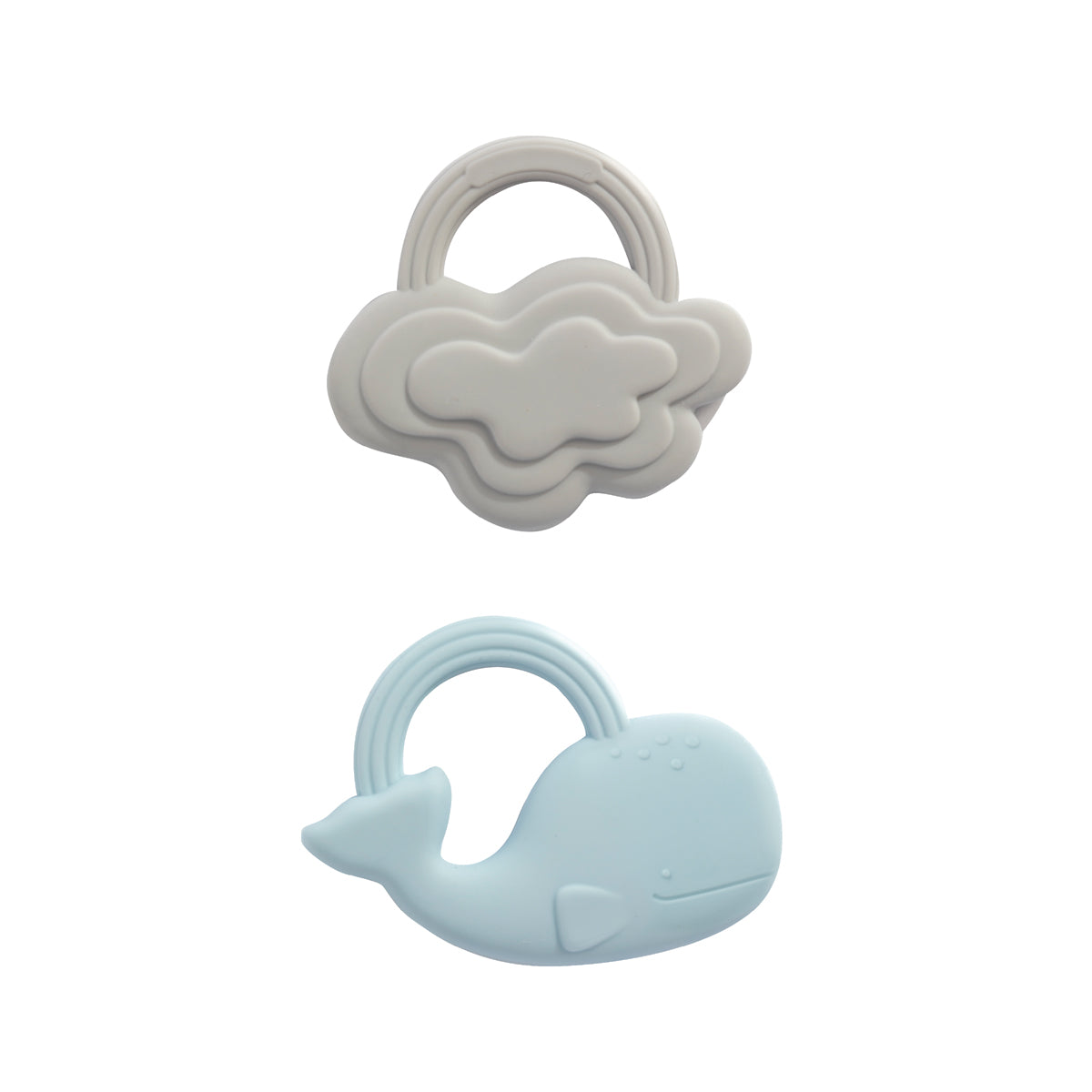 Playground 2pk Teether Whale/Cloud from Playground NZ stock babycity