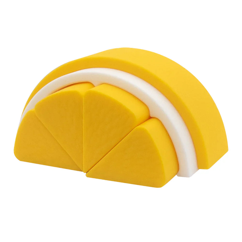 Playground Silicone Lemon Puzzle Yellow from Playground NZ stock babycity
