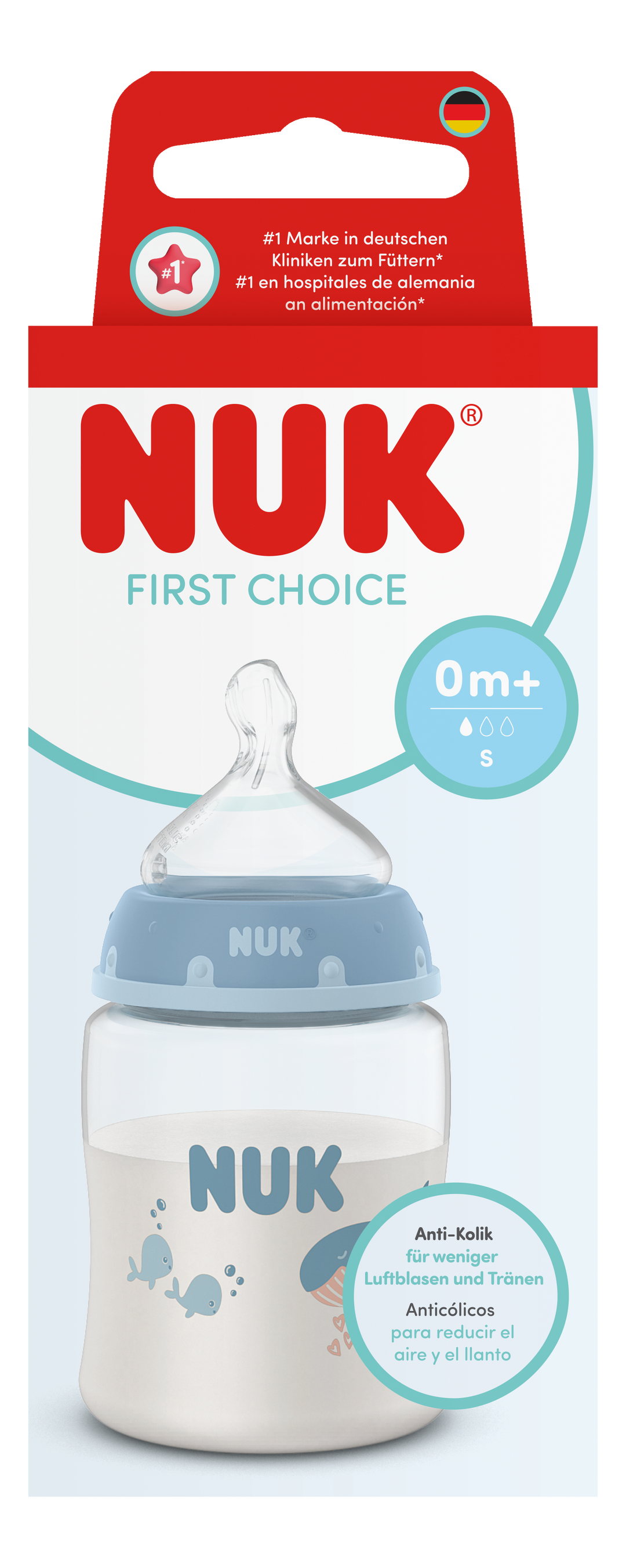 NUK First Choice PP Bottle 150ml / 0m+ S Teat