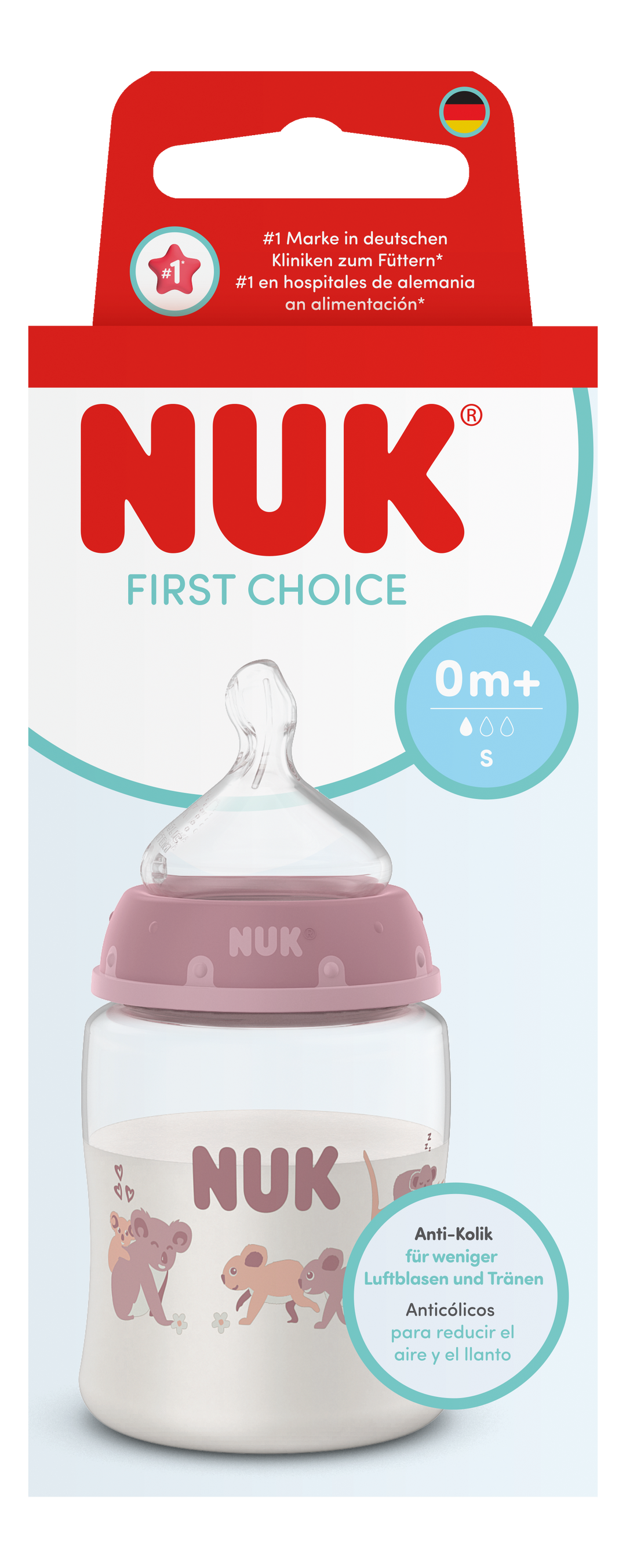 NUK First Choice PP Bottle 150ml / 0m+ S Teat