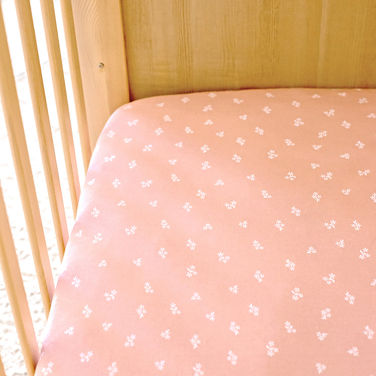 Living Textiles Sophia Garden - Jersey Cot Fitted Sheet 2pk from Living Textiles NZ stock babycity