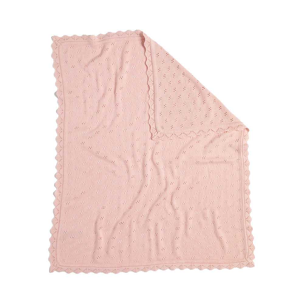 Living Textiles Blush - Heirloom Bamboo Blanket from Living Textiles NZ stock babycity
