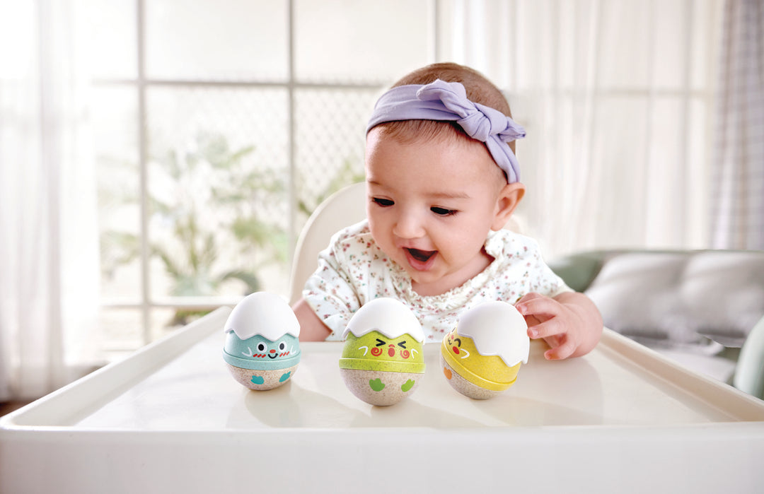 Hape Happy Hatching Wobble Rattles