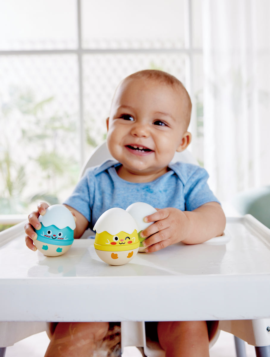 Hape Happy Hatching Wobble Rattles