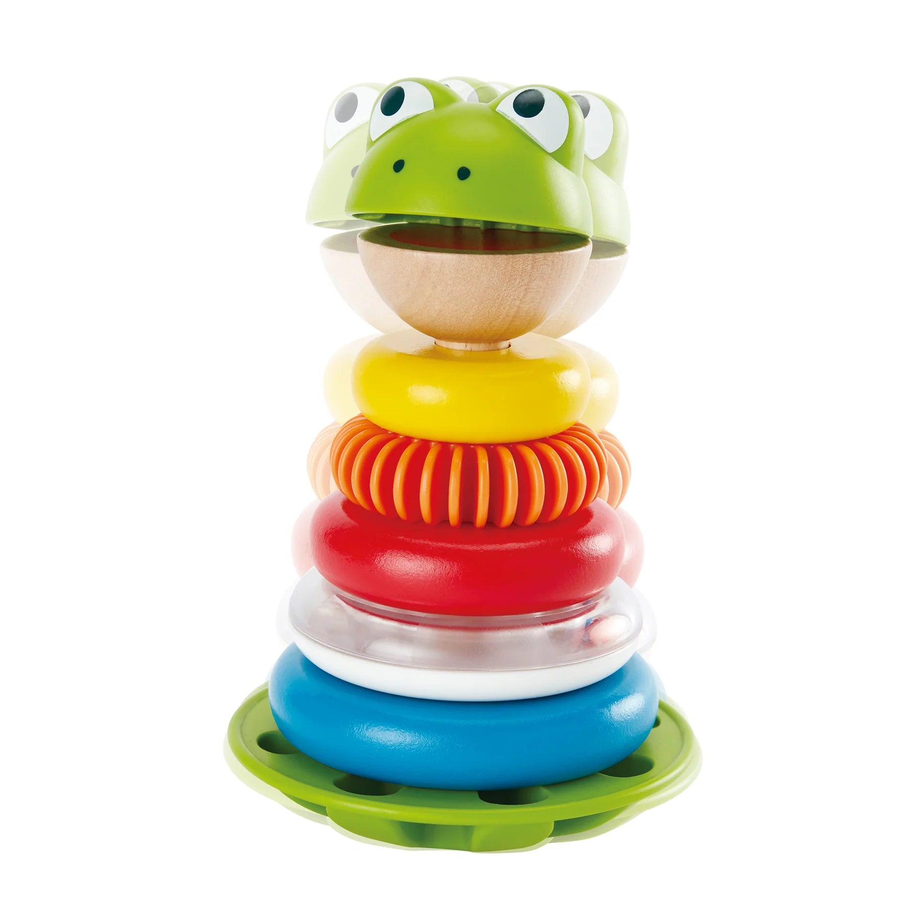 Hape Mr Frog Stacking Rings from Hape NZ stock babycity