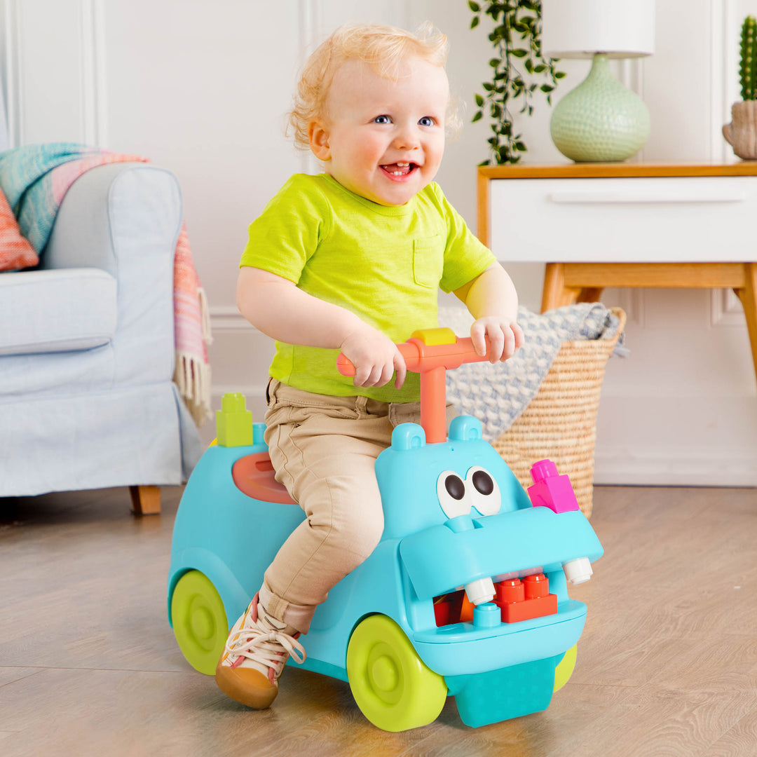 B. toys Ride-On Hippo with Light & Sound