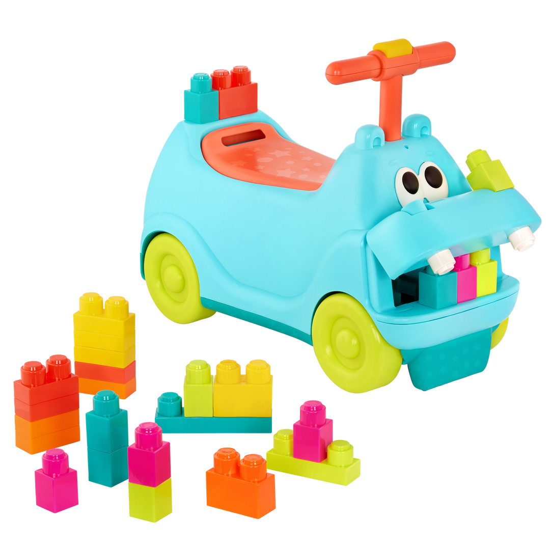 B. toys Ride-On Hippo with Light & Sound