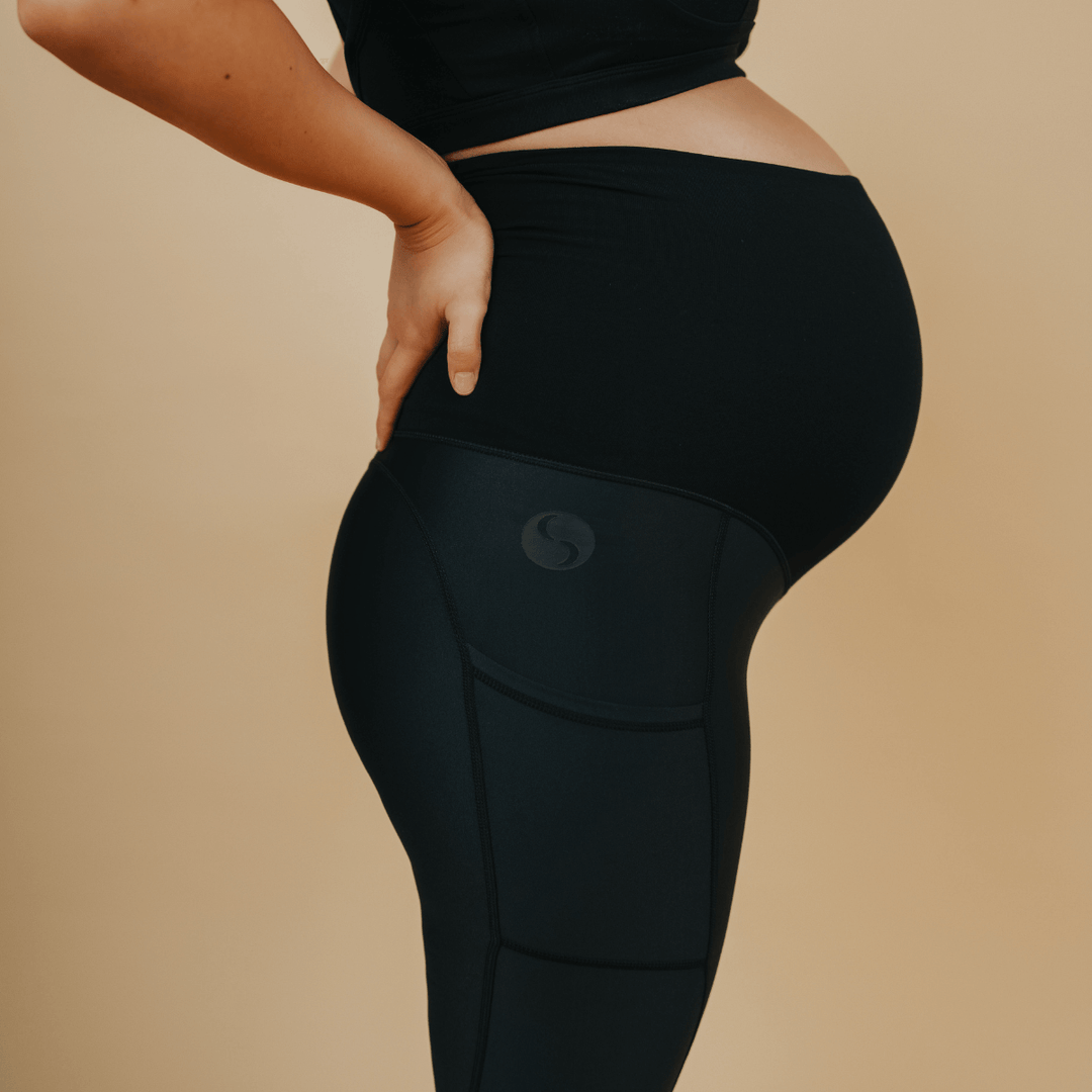 Classic Maternity Leggings 7/8 Length from Cadenshae NZ stock babycity