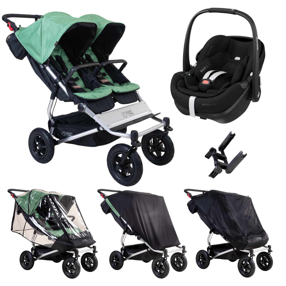 mountain buggy double stroller how to fold Mountain Buggy® duet™ + Maxi-Cosi Pebble 360 Pro² Travel System Bundle – babycity