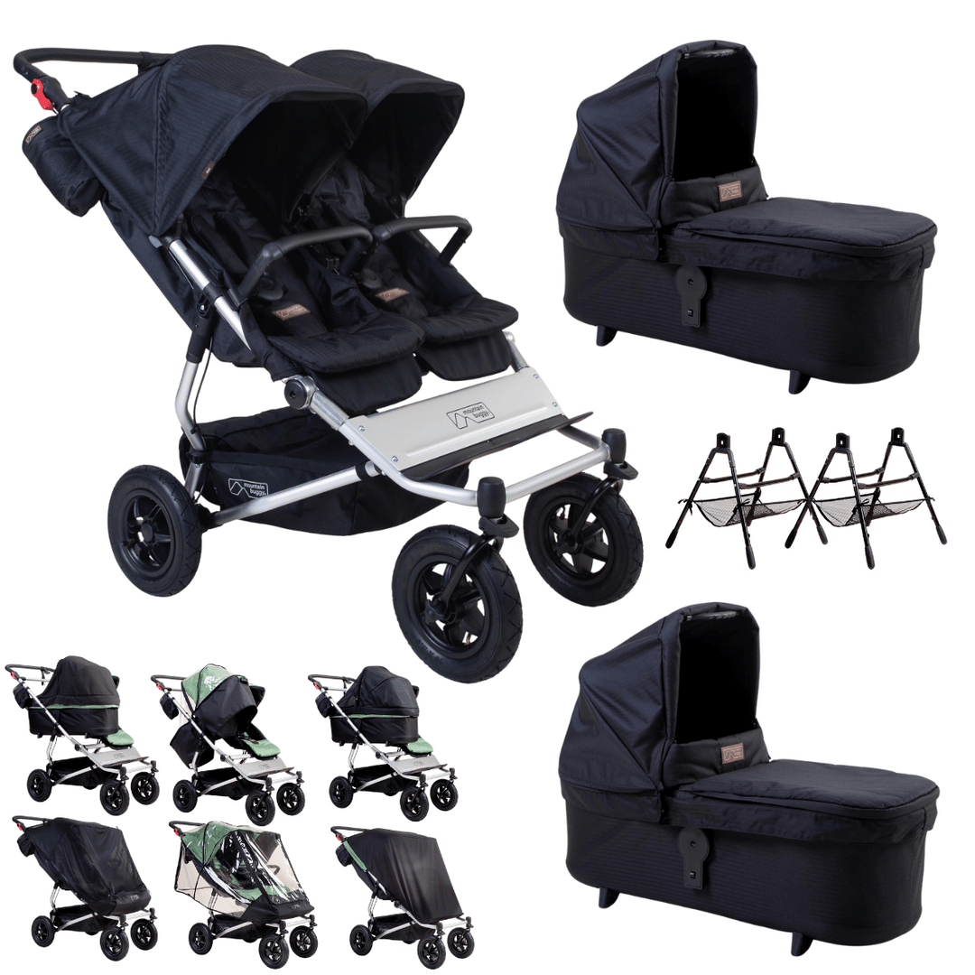 Mountain Buggy® duet™ carrycot plus™ Twins Bundle