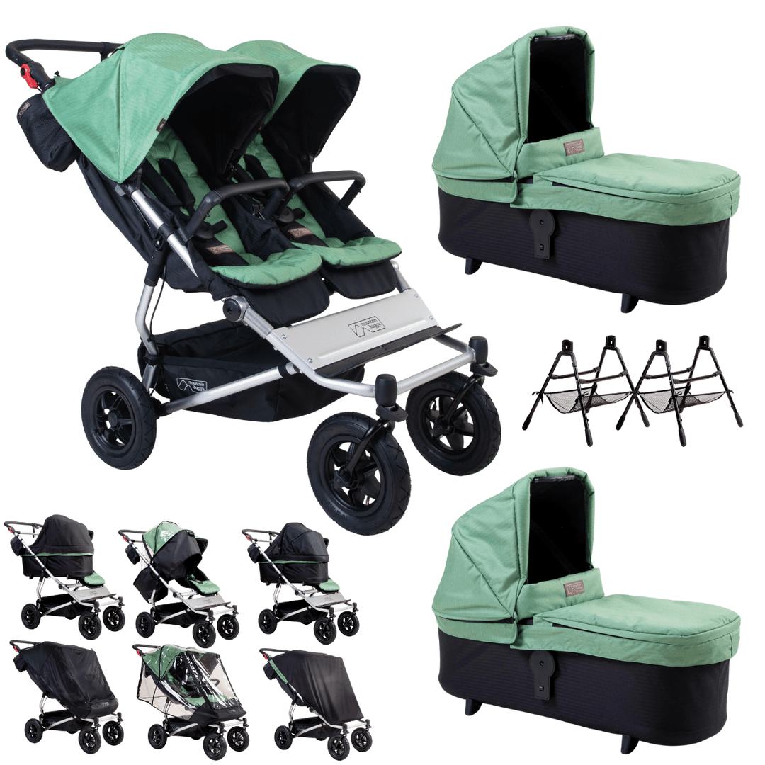 Mountain Buggy® duet™ carrycot plus™ Twins Bundle