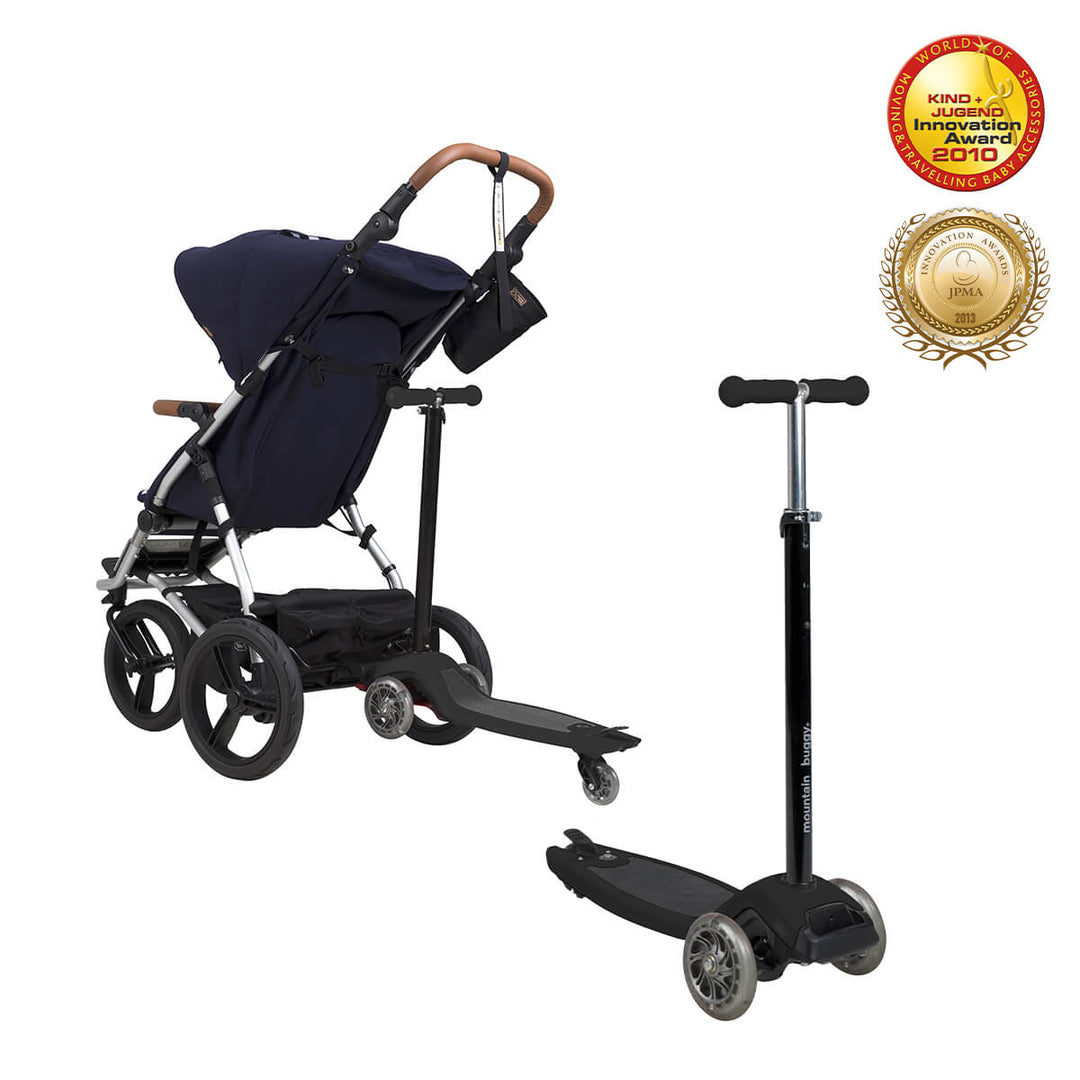 Mountain Buggy freerider scooter stroller board with connector_black