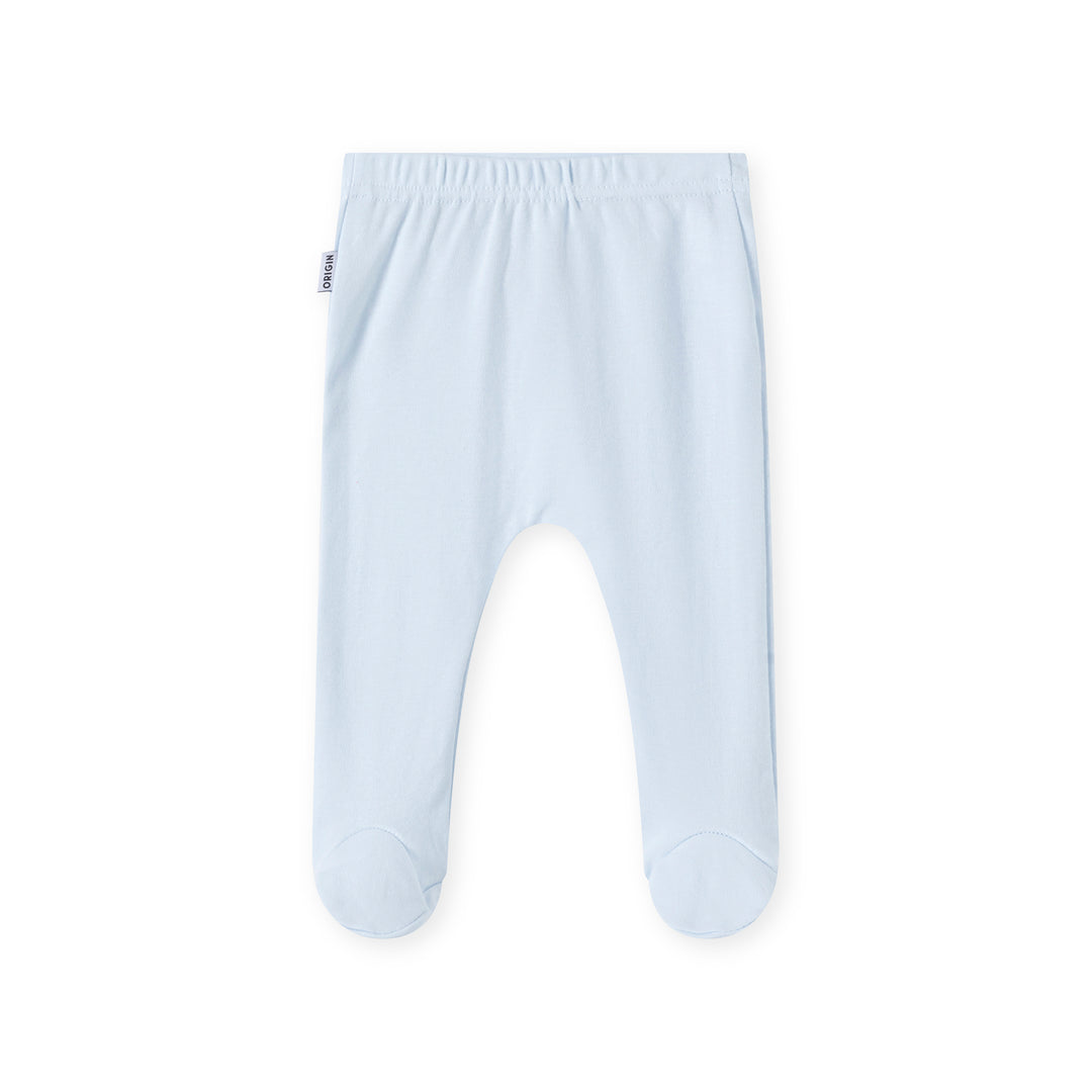 ORIGIN baby footed pants in solid blue