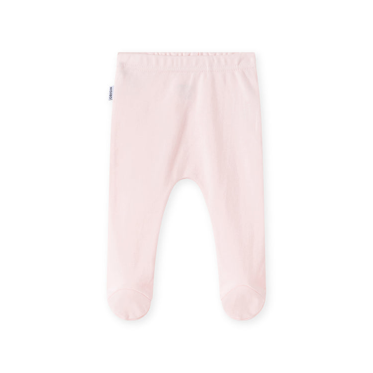 ORIGIN baby footed pants in solid pink