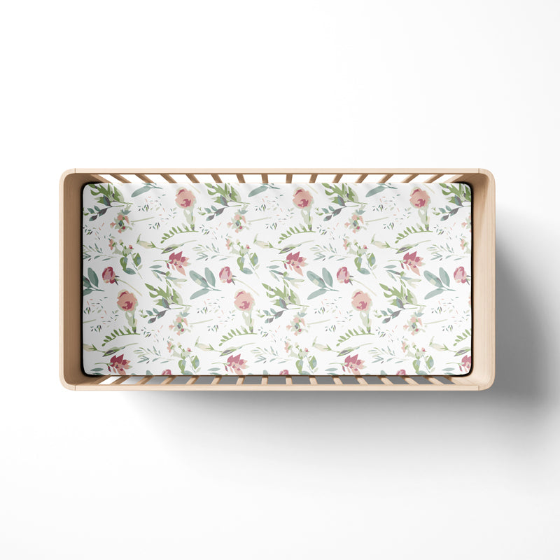 Burrow and Be Cot Fitted Sheet-Leavings