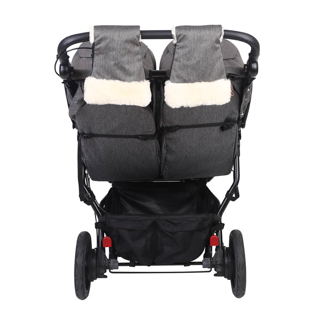 Mountain Buggy lambswool luxury handmuffs herringbone